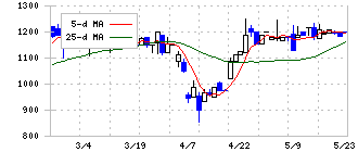 ブリッジコンサルティンググループ(9225)の日足チャート