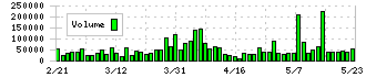 ビーアールホールディングス(1726)の出来高