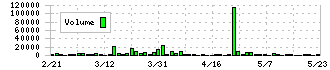 テクノアルファ(3089)の出来高