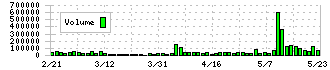 テックファームホールディングス(3625)の出来高