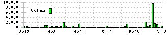 大和コンピューター(3816)の出来高