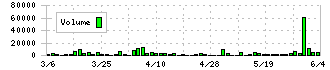 ブレインズテクノロジー(4075)の出来高チャート