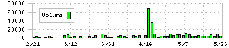 シイエヌエス(4076)の出来高