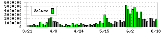 エクサウィザーズ(4259)の出来高チャート