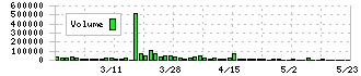 ライトワークス(4267)の出来高