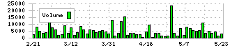 エイジス(4659)の出来高