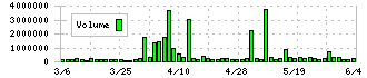 日本エンタープライズ(4829)の出来高
