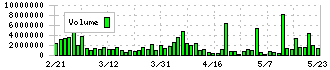 モダリス(4883)の出来高