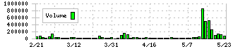 日本ビジネスシステムズ(5036)の出来高