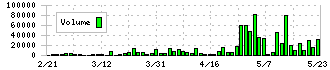 日本インシュレーション(5368)の出来高