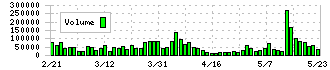 レイズネクスト(6379)の出来高