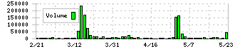 シキノハイテック(6614)の出来高