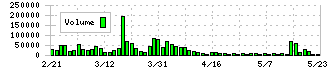 ブロードマインド(7343)の出来高