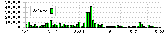 ウェーブロックホールディングス(7940)の出来高