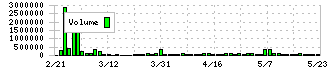 テーオーホールディングス(9812)の出来高