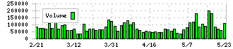 東テク(9960)の出来高
