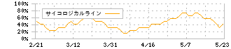 エヌエフホールディングス(6864)のサイコロジカルライン